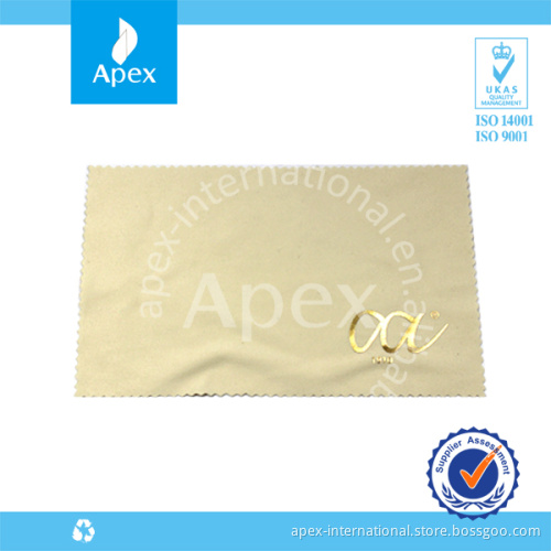 Cheap logo printed microfiber lens cleaning cloth